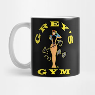 Weight Lifting Grey's Gym Mug
